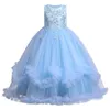 Filles robes fête d'anniversaire robe de soirée formelle robe de princesse fleur filles adolescents enfants vêtements pour fille vêtements Y220510