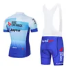 2024 New Bike Exchange 팀 사이클링 저지 19D 패드 자전거 반바지 세트 빠른 건조 로프 CICLISTO MENS Pro Bicycling MAILLOT CULOTTE WEAR