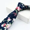 Хлопковые галстуки с цветочным при печати
