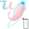 Vibrating Egg Bluetooth APP Control Vaginal Stimulator 10 Modes Vibrators Whale shape sexy Toys For Women G Spot Massage