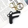 11 Letter Cartoon Alfabet Keychain DRIP Lijm Doll Weird Pattern Keychains For Girl Boy Letter Pendant Bag Accessoire