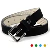 Belts Ms Belt For Women Leather Fine Fashion Han Edition Joker Decoration Contracted Black BeltBelts