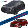 Full biltäckning för Hyundai ioniq Antiuv Sun Shade Snow Rain Ice Dust Motent Waterproof Auto Cover W2203221587930