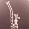 Adaptateur d'embout de narguilé en verre à joint femelle de 14 mm avec trou concave J-narguilé brûleur à huile d'eau bong pipe à fumer avec bol à tabac