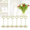 Party Decoration Holder Table Standholders Po Number Picture Clips Memo Placemenu Stands Heart Wedding Small Note Sign Wire Size Mini Tables