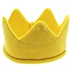 Crown Baby Hats Fotografia Photography Akcesoria do włosów Zimowa dzika nowonarodna dziewczyna pałąki głowicy turban niemowlęcy czapka maluch enfant 149 e3