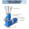 Large Machinery & Equipment 400kg/h-500kg/h 7.5kw Pellet Making Machine Press Animal Feed Mill Biomass MachineLarge