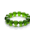 8mm Green Moldavite tjeckiska strängar Meteoritarmband Impact Glass Rough Stone9801350