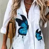 Temperament Women Shirt Loose Long Sleeve Shirt Women Casual Printed Women Top 220623