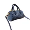 Femmes Cowboy Messenger Bag Style Classique Mode Haute Qualité Oreiller Épaule Lady Totes Designer Denim Sacs À Main Embrayages En Cuir Sacs À Bandoulière Zipper Sac À Main