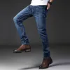 Thoshine Brand Summer Men Thin Jeans Skinny Fit Fashion Style Denim Pencil Pants Elastic Slim Casual Trousers Stretch 220328