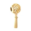925 Siver Beads Charms för Pandora Charm -armband Designer för kvinnor Queen Bee Heart Arabian Lantern Dangle
