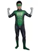 Green Lantern Costume Cosplay Maschio Ragazzi Uomini Green Lantern Supereroe Zentai Vestito Halloween Cosplay Body Adulti Bambini