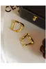 Hoop Huggie Exquisite Gold Square Stud Ohrringe für Frauen weiblich Ohrring kreativ Retro kupferte Hochzeits Geburtstag Schmuck Gifthoop Ki