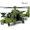 Sembo Militaire voertuigen Model Kit SWAT Team Tank Vliegtuig Vliegtuig Soldaten Minifig Building Blocks Diy Brick Kids Toys World Wereldoorlog 2 220715