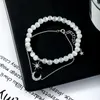 Bracelets de charme 3pcs pierre d'opale naturelle brillant zircone lune étoile charmes pour femmes bijoux de mode bracelet cadeaux d'anniversairecharm inte22