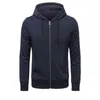 Herfst Mannen Rits Sweatshirt Zip Hoodie Katoen Basic Effen Kleur Vrouwen Sıradan Jas Leeg Fleece Unisex Jas Tops L220730