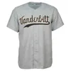XFLSP Glamitness Vu Vanderbilt Commodores 1960 Road Jersey Shirt Custom Men own Youth Baseball Jerse