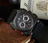 Нарученные часы BR Модель спортивные резиновые часы Quartz Bell Luxury Multifunction Watch Business Man Man Ross Man Ross.