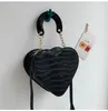 Вечерние сумки брендовая женская сумка-тоут с сердечком 2022, каменный узор, искусственная кожа, женская сумка через плечо с маленьким плечом, милая сумка-кошелек