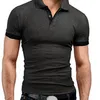 MRMT Merk heren T-shirt Revers Casual Korte mouwen Stiksels Mannen voor Mannelijke Effen Kleur Trui Top Man t-shirt W220409