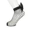 Socks & Hosiery Fashion Women Sexy Black Mesh Short Ankle Christmas Girls Fishnet Sock With Cute Bow LadiesSocks