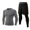 Gym Clothing Men's Running Sportswear Set Fitness Compression Sport Suit Jogging Tight Tracksuit ClothesGym