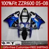 Kawasaki Ninja ZZR600 05-08 Blue Stock Sale ZX ZZR-600 600 CC 05 06 07 08カウリング38HC.63 ZZR 600 600 CC 2005 2006 2007 2008 100％フィットキット