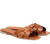 Dam Flats tofflor designerskor glidsandaler Tribute Nu Pieds lacksandaler storlek 35-42