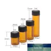 MINI TAMAÑO 1 / 5ML AMBER AMBER REFILLABLE COMPLETO EXTRENCIONAL DE EXTENSIÓN ESENCIAL Botella de vidrio Contenedor de perfume VIVIENDO VIVIENDO Portátil