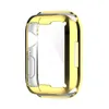 Schermbeschermer voor Apple Watch 7 Case 41mm 45 mm Volledige TPU Bumper Iwatch -hoes