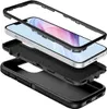 iPhone 15 14 13 12 11 Pro Max Mini XR XS X Samsung S23 S22 S21 High Qulity 3 in 1 전신 보호 핸드폰 커버