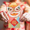 Emballage cadeau Pcs Paquets Tiger Year Rouge Chinois Argent Enveloppes Paquet Festival Enveloppes Pour KidsGift