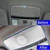 Car Front Reading Lamp Frame Decoration Trim For Mercedes Benz S class W221 2008-2013 Interior Roof Light Cover Sticker Strips273w