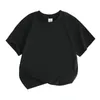T-shirt estive per bambini Design Letter Tees Comode magliette in cotone sottile Manica corta Neonati maschi Pullover casual Abbigliamento per bambini
