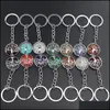 Key Rings Fashion Tree Of Life Natural Stone Pendant Keychain Quartz Stones Pink Crystal Keychains Accessories Drop Deliv Dhseller2010 Dhr9A