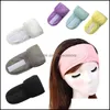 Hoofdband haaraccessoires gereedschap producten cosmetische wrap tiara tulband gezicht wassen verstelbare yoga dames gezicht handdoek bad haarband make -up h