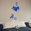 Stickers muraux Art Design décoration de la maison joueur de Football Ronaldo autocollant amovible maison décor Football Cristiano décalcomanies dans la chambre