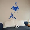 Wandaufkleber, Kunstdesign, Heimdekoration, Fußballspieler, Ronaldo-Aufkleber, abnehmbare Hausdekoration, Fußball-Cristiano-Abziehbilder im Schlafzimmer