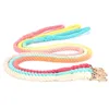 Dog Leash Rope Gradient Color Hand dyed Woven Cotton Fashion Art Pet Supplies Personalized Basic Leashes 1 LJ201112