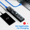 USB 3.0 HUB Splitter Multi Several Ports with Switch Power Supply Adapter Multiple 2.0 Extender Hab for Pc