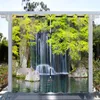 Rideau Tentures Chute D'eau Naturelle St Impression Numérique 3D Extérieur Étanche 2 PanneauxRideau