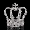 Crystal Queen King Crown Wedding Bridal Bridal Tiaras and Crowns Bride Headpice Women Pageant Diadem Hair Bijoux Accessoires 220804220B