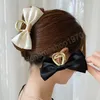 Satin Bow Pinces À Cheveux En Métal Pinces À Cheveux Barrettes Bandeau Épingles À Cheveux Femmes Élégantes Grande Épingle À Cheveux Accessoires De Cheveux