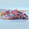 Braccialetti con ciondoli Bracciale intrecciato a mano in stile etnico boho per donna Accessori regalo per amicizia surfista colorato Fascino
