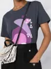 Kobiety projektowy projekt koszulki T-shirt Kobiety 2022 Summer Abstract Ogabersia streetwear Casual okrągła szyja najlepsze najlepsze kobiety-phy