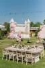 Castelos de jumper infláveis ​​de casamento inflável de PVC branco infláveis ​​castelo de salto inflável Castelo ao ar livre para adultos crianças