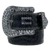 2022 Designer belt for men women Rhinestone belts with full multicolour shiny diamond rhinestones