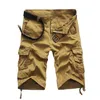 Bolubao Summer Men s overalls rechte casual vracht shorts Multi Pocket los vijf punt mannelijk 220621