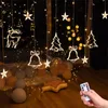 Strings Christmas Lights Tree Deer Bells String Decorate Garland Fairy Outdoor voor Home Wedding Party Year Decor